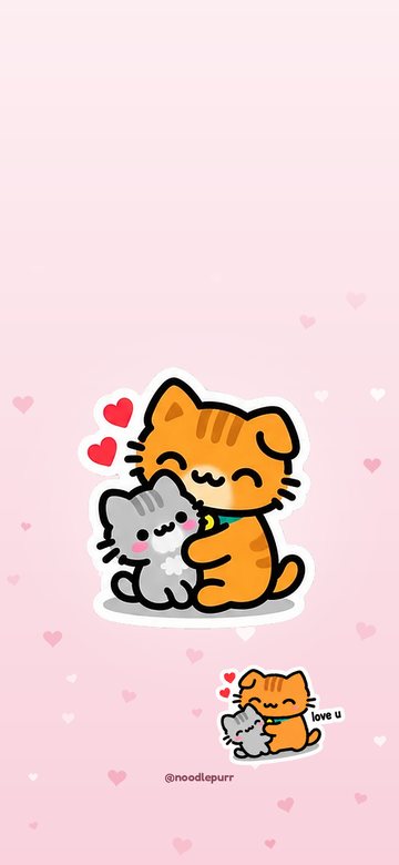 Noodle and Pip wallpaper
